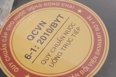 Gia công vỏ máy lọc nước, tiện tay in luôn chứng nhận giả