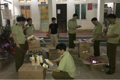 Lạng Sơn: Thu giữ 844 sản phẩm mỹ phẩm nhập lậu từ Trung Quốc