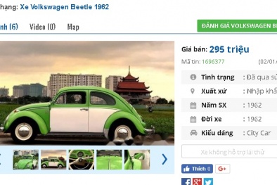 Những chiếc ô tô Volkswagen cũ đang rao bán tầm giá 200 triệu đồng tại Việt Nam