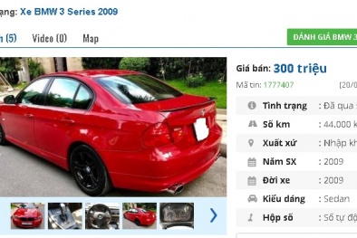 Những chiếc ô tô BMW cũ số tự động này đang rao bán tầm giá 300 triệu tại Việt Nam