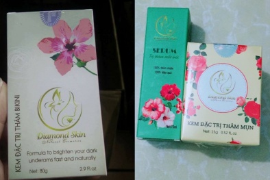 Một loạt mỹ phẩm Diamond Skin “lừa dối” công dụng, mập mờ chất lượng