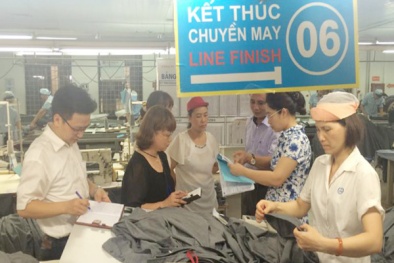 Hiệu quả nhờ áp dụng các công cụ cải tiến tại Công ty May Đức Giang