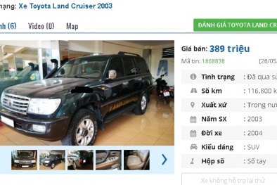 Những chiếc ô tô SUV cũ đang rao bán tầm giá 300 triệu tại Việt Nam