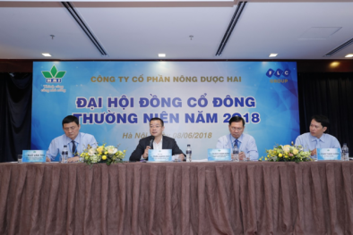 Nông dược HAI thông qua kế hoạch doanh thu 1.850 tỷ đồng năm 2018