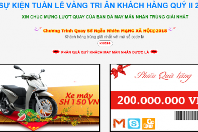 Bất ngờ nhận được email trúng thưởng 300 triệu, người dùng có nên tin?