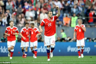 Nga 5-0 Ả-Rập Xê-út: 'Gấu Nga' gầm thét, Tổng thống Putin không còn tin vào mắt mình
