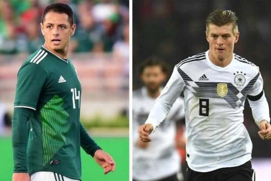 Xem trực tiếp bóng đá Đức vs Mexico, bảng F World Cup 2018