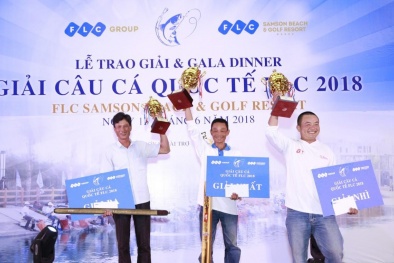 330 cần thủ câu được hơn 4 tấn cá tại giải đấu ở Thanh Hóa