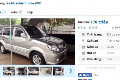 Những chiếc ô tô cũ này đang rao bán giá dưới 200 triệu tại Việt Nam
