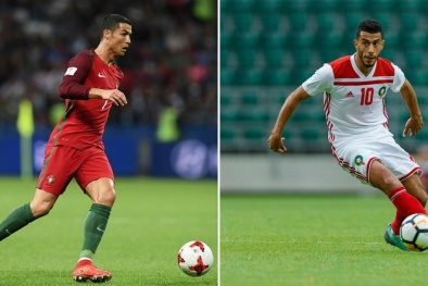 Xem trực tiếp bóng đá Bồ Đào Nha vs Maroc lúc 19h ngày 20/6, bảng B World Cup 2018