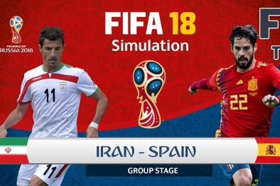 Xem trực tiếp World Cup 2018 Iran vs Tây Ban Nha lúc 1h00 ngày 21/6