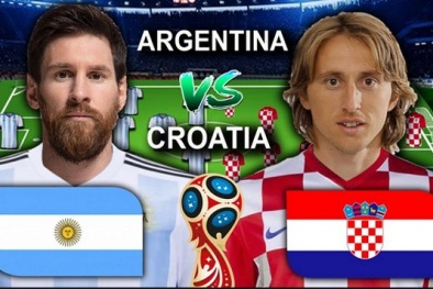 Link xem trực tiếp bóng đá World Cup 2018 Argentina vs Croatia tốt nhất
