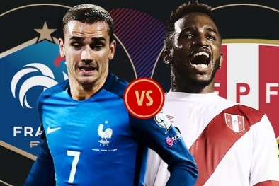 Link xem trực tiếp bóng đá World Cup 2018 Pháp vs Peru tốt nhất