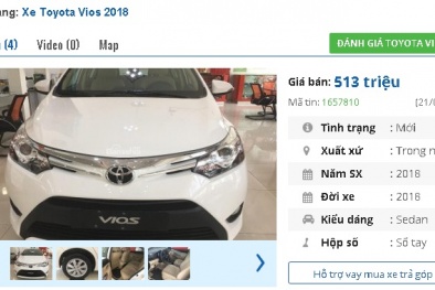 Chiếc ô tô 4 chỗ 'mới tinh' này của Toyota hiện có giá bán 513 triệu đồng