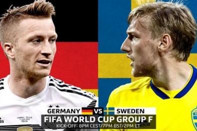 Xem trực tiếp bóng đá World Cup 2018 Đức vs Thụy Điển tốt nhất
