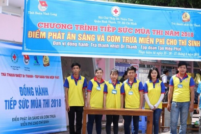 Tân Hiệp Phát tiếp sức cho các sĩ tử trong kỳ thi THPT quốc gia