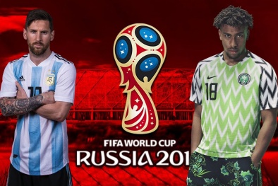 Truyền hình trực tiếp World Cup 2018 trận Nigeria và Argentina hãy chọn kênh có bản quyền
