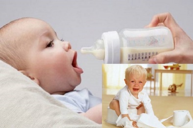 Cho trẻ bú bình thời điểm nắng nóng kéo dài nguy cơ gây tiêu chảy