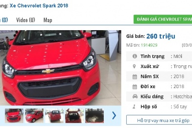 Loạt xe ô tô Chevrolet giảm giá mạnh, giá chỉ từ 260 triệu đồng/chiếc tại Việt Nam