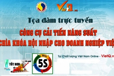 Ngày 19/7: Tọa đàm trực tuyến về công cụ cải tiến năng suất trong doanh nghiệp