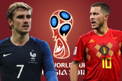 Xem trực tiếp bóng đá World Cup 2018 Pháp vs Bỉ tốt nhất