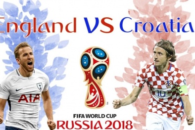 Xem trực tiếp bóng đá World Cup 2018 Anh vs Croatia tốt nhất