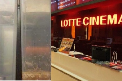 Lotte cinema để máy bán sữa có giòi, kiểm tra xử phạt trên 26 triệu đồng