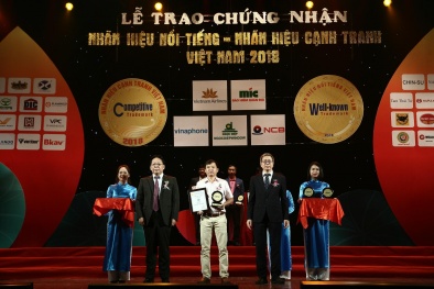 Nhãn hàng sữa Cô gái Hà Lan đạt top 10 nhãn hiệu nổi tiếng Việt Nam 2018