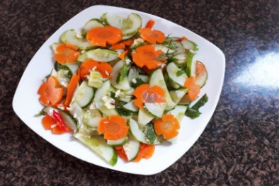 Cách làm món dưa góp bằng dưa chuột đơn giản, giòn ngon