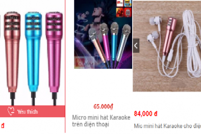 Micro mini hát karaoke trên điện thoại: Nguy cơ 'tàn phá' điện thoại, hại người dùng