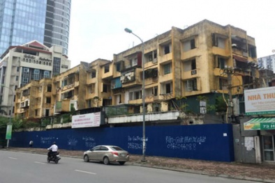 Hà Nội: Cưỡng chế, thu hồi “đất vàng” khu chung cư 93 Láng Hạ