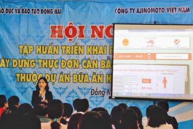 Áp dụng thực đơn cân bằng dinh dưỡng cho học sinh bán trú Đồng Nai