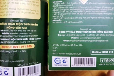 Vạch trần Công ty Hồng Sâm QM làm giả tem ISO một cách trắng trợn