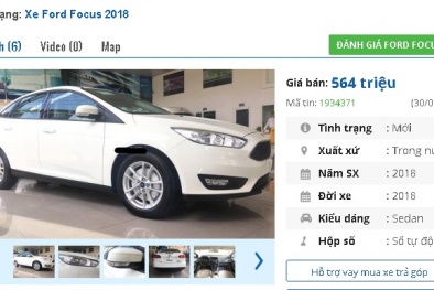 Ô tô số tự động này của Ford đang giảm giá mạnh, chỉ còn 564 triệu tại Việt Nam