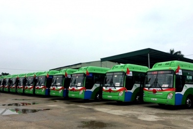 Hà Nội: Khai trương tuyến xe buýt nhiên liệu sạch CNG đầu tiên