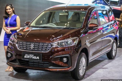 Cận cảnh ô tô 7 chỗ Suzuki Ertiga chuẩn bị về Việt Nam giá chỉ hơn 800 triệu