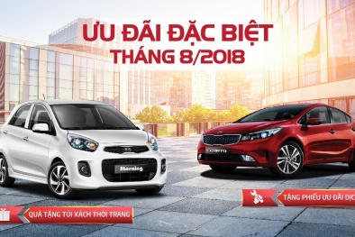 Cơ hội mua xe Kia với hàng loạt ưu đãi hấp dẫn trong tháng 8