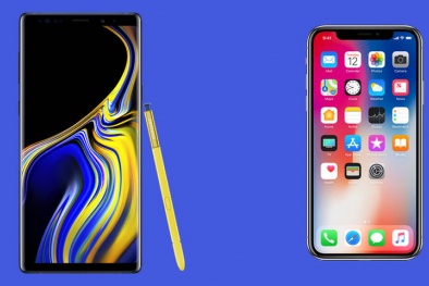 Hai điện thoại 1.000 USD ‘đối đầu’: Galaxy Note 9 và iPhone X 'mèo nào cắn mỉu nào'?