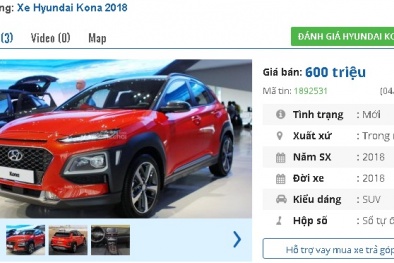 6 ngày nữa Hyundai Kona 2018 ra mắt người dùng Việt, giá khoảng 600 triệu đồng