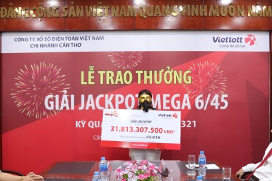 Xổ số Vietlott: Lĩnh thưởng 31 tỷ đồng, chị gái Cần Thơ thành tỷ phú