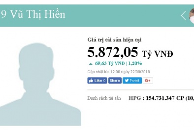 Nữ đại gia Vũ Thị Hiền sở hữu gần 6 nghìn tỷ, giàu thứ 9 ở Việt Nam là ai?