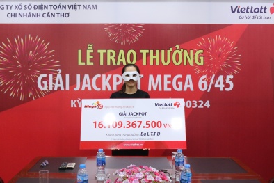 Xổ số Vietlott: Tiện mua vé khi về quê thăm người thân, khách hàng Cần Thơ giật giải hơn 16 tỷ