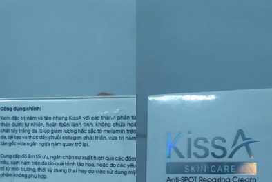 Sản phẩm KissA 'mập mờ' công dụng để 'dụ' khách hàng?