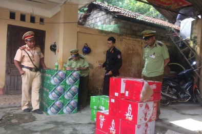 Chặn đứng lượng lớn nước trà xanh, sữa đóng chai Trung Quốc đang tuồn về Việt Nam tiêu thụ