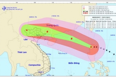 Siêu bão Mangkhut diễn biến phức tạp: Cục Hàng không chỉ đạo ứng phó
