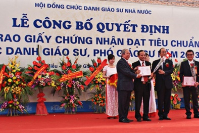 Tiêu chuẩn mới của chức danh Giáo sư, Phó giáo sư như thế nào?