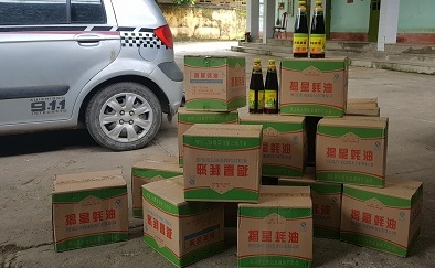 Tạm giữ lượng lớn dầu hào Trung Quốc nhập lậu về Việt Nam tiêu thụ