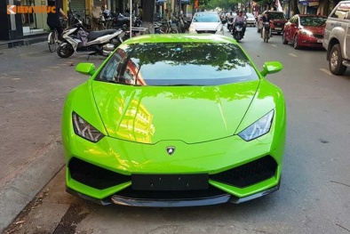 'Đã mắt' với siêu xe Lamborghini Huracan 16 tỷ của dân chơi Hải Phòng