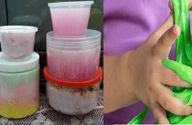 Đồ chơi 'chất nhờn ma quái' Slime chứa hóa chất độc hại gây bỏng tay, dị ứng ở trẻ