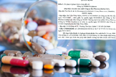 Công ty TNHH Oripharm sản xuất thuốc Unicet kém chất lượng bị thu hồi